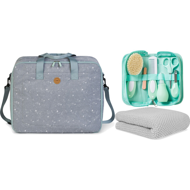 The Deluxe Welcome Home Newborn Gift, Galaxy Mint