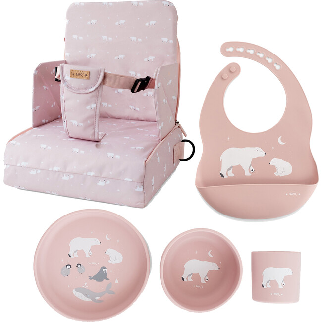 Polaris Mealtime Made Easy Bundle, Dusty Pink