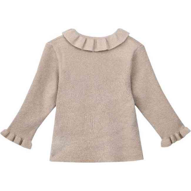 Quilted Ruffle Outfit, Beige