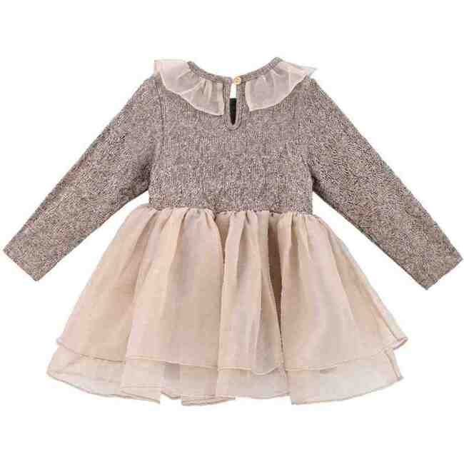 Ruffle 3-Piece Set, Brown - Mixed Apparel Set - 3