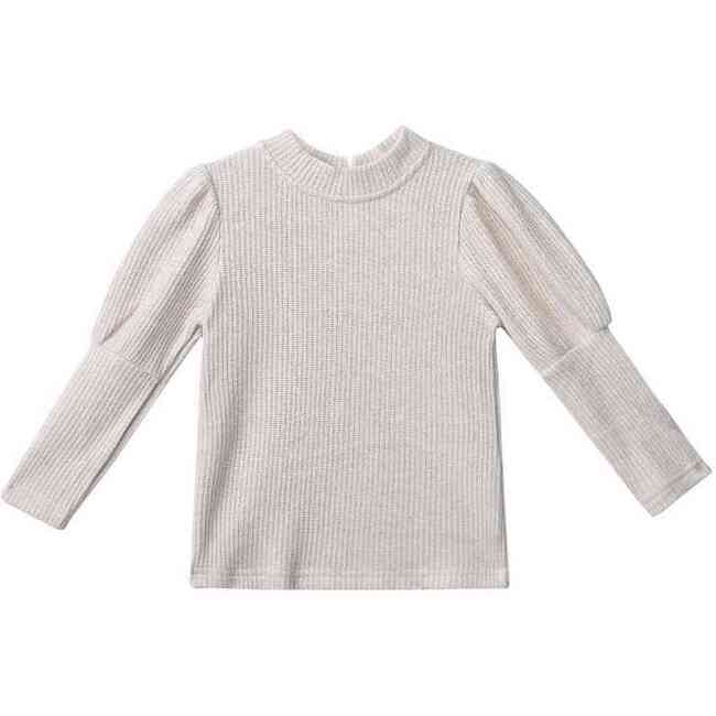 Lace-Layered Tunic Set, Grey