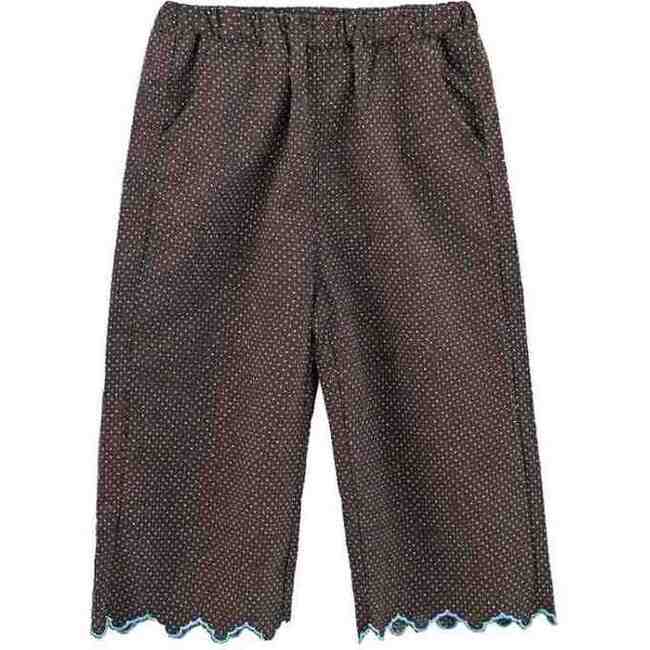 Polka Dot Scallop Set, Brown - Mixed Apparel Set - 4