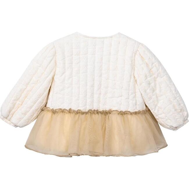 Quilted Ruffle Outfit, Beige - Mixed Apparel Set - 5