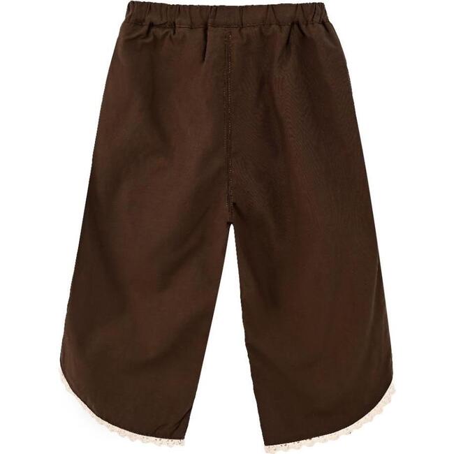 Set with Lace Detail, Brown - Mixed Apparel Set - 5