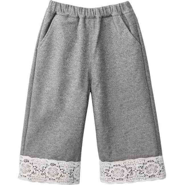 Lace-Layered Tunic Set, Grey - Mixed Apparel Set - 6