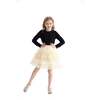 Knit Top with Tulle Skirt, Black - Skirts - 1 - thumbnail