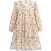 Floral Ruffle Dress, Ivory - Dresses - 2