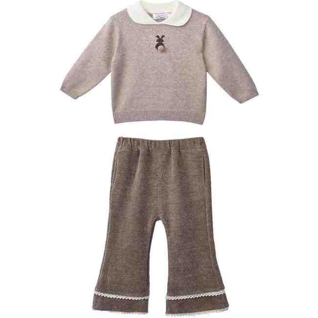 Cozy Knit Set, Brown