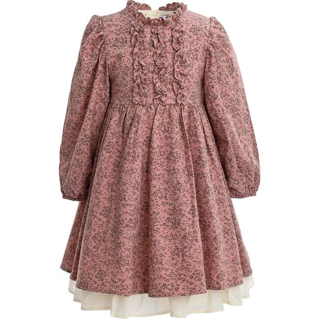 Floral Layered Dress, Pink