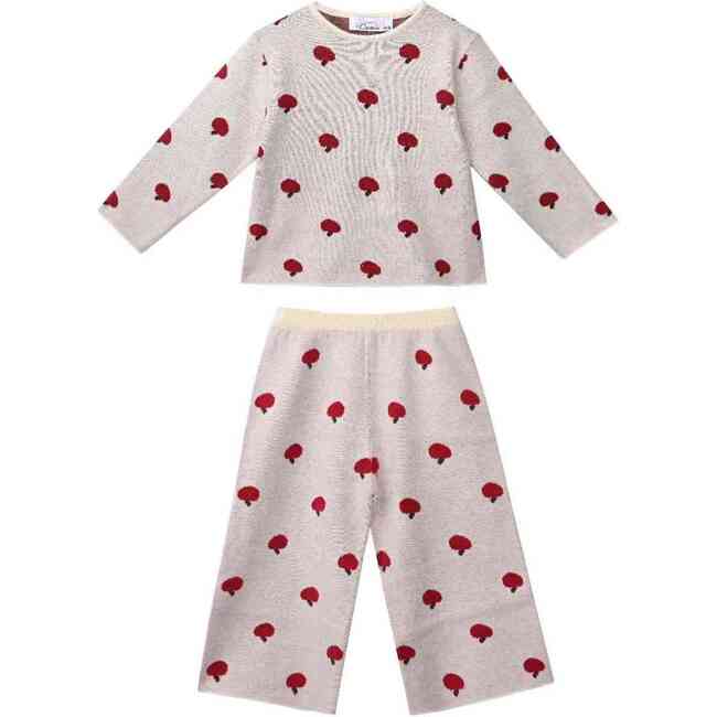 Apple Knit Set, Beige