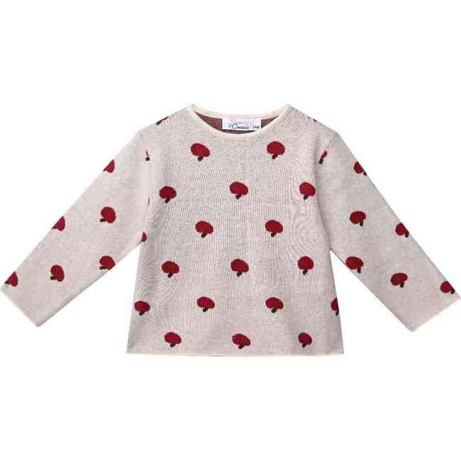 Apple Knit Set, Beige