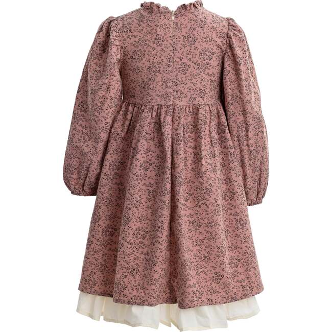 Floral Layered Dress, Pink - Dresses - 3