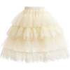 Knit Top with Tulle Skirt, Black - Skirts - 5 - thumbnail