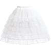 Lace-Bow Top with Tiered Skirt, Grey - Skirts - 5 - thumbnail