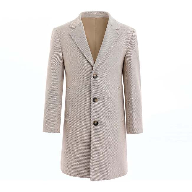 Wool Overcoat, Beige