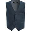 Vest Bow Tie Set, Grey - Vests - 2