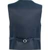 Vest Bow Tie Set, Navy - Vests - 3 - thumbnail