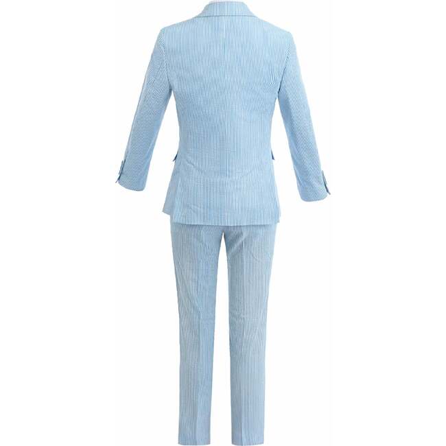 Striped Suit Set, Blue