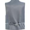 Vest Bow Tie Set, Grey - Vests - 3