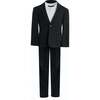 Slim-Fit Suit Set, Black - Suits & Separates - 1 - thumbnail