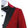 Red Velvet Suit, Red - Suits & Separates - 2 - thumbnail