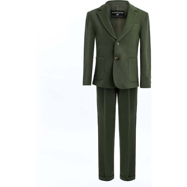 Slim-Fit Suit Set, Green