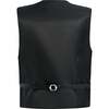 Vest Bow Tie Set, Black - Vests - 3 - thumbnail