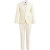 Formal Suit Set, Cream - Suits & Separates - 1 - thumbnail