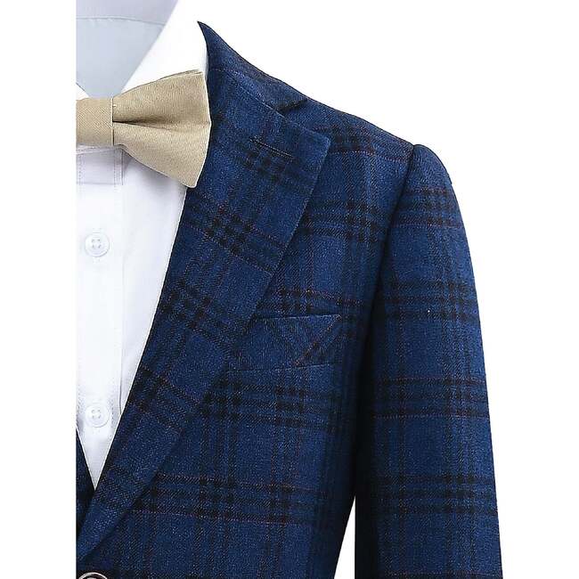 Plaid Suit, Blue