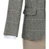 Checkered Blazer and Trousers Set, Beige - Suits & Separates - 3