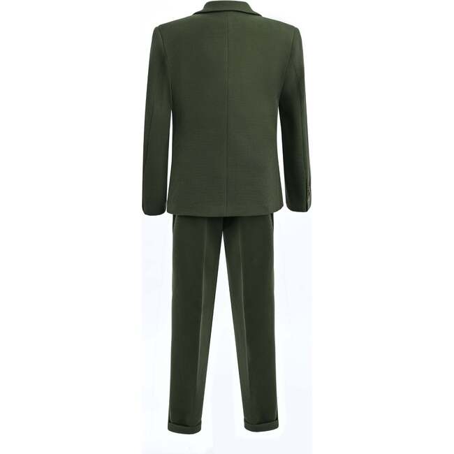 Slim-Fit Suit Set, Green - Suits & Separates - 3
