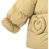 Glow Heart-Pocket Puffer Jacket, Yellow - Jackets - 3