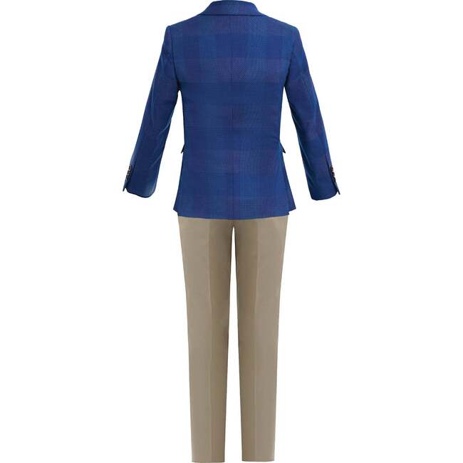 Check Blazer Set, Blue - Suits & Separates - 5