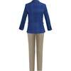 Check Blazer Set, Blue - Suits & Separates - 5
