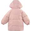 Heart-Quilted Puffer Jacket, Pink - Jackets - 4