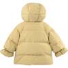 Glow Heart-Pocket Puffer Jacket, Yellow - Jackets - 4
