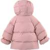 Glow Heart-Pocket Puffer Jacket, Pink - Jackets - 4