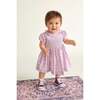 Hand-Smocked Baby Dress Tulip, Pink - Dresses - 2 - thumbnail