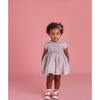Nicole Baby Dress, Pink Floral - Dresses - 2 - thumbnail