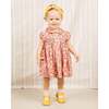 Hand-Smocked Baby Dress Chloe, red floral - Dresses - 2 - thumbnail