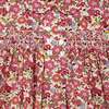 Hand-Smocked Baby Dress Chloe, red floral - Dresses - 3 - thumbnail