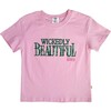 Wickedly Beautiful Tee Pink - T-Shirts - 1 - thumbnail