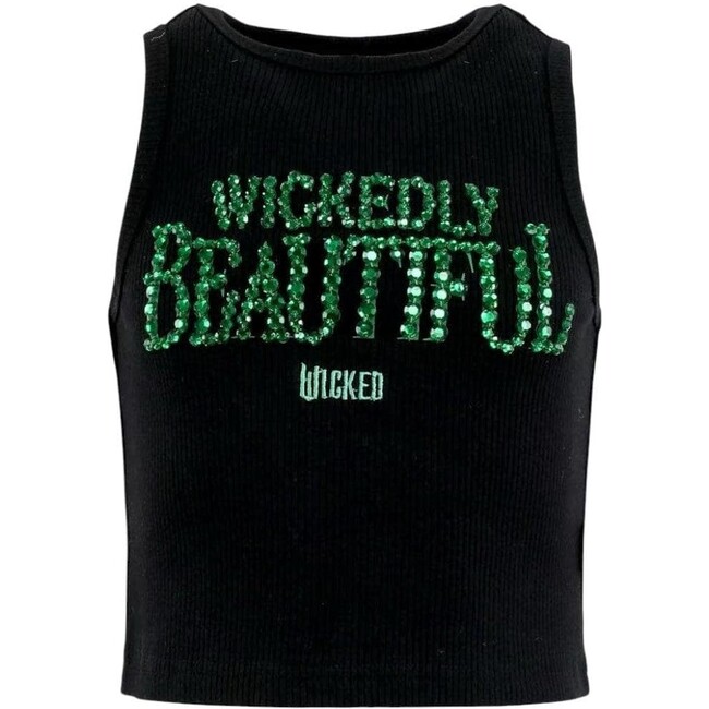 Wickedly Beautiful Tank Top Black