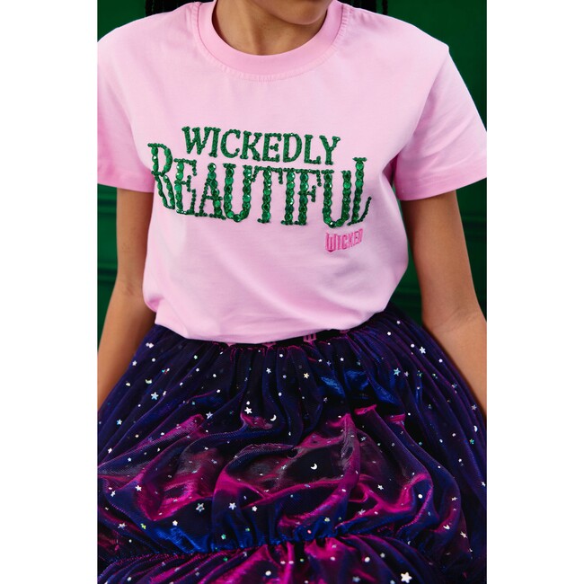 Wickedly Beautiful Tee Pink - T-Shirts - 3