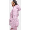 Hedy Belted Puffer Amethyst - Coats - 4