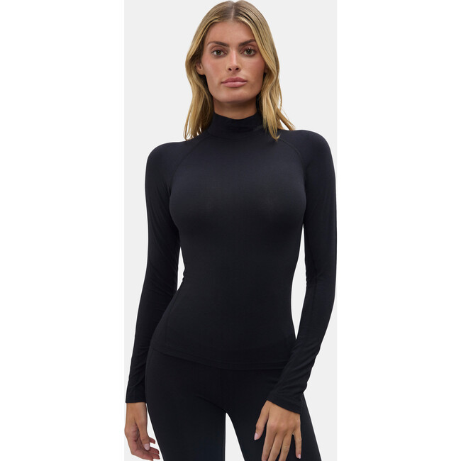 Clare Lightweight Bamboo Top Black