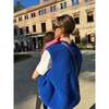 Adult Merino Wool Vest, Cobalt - Vests - 5 - thumbnail