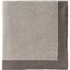Eka Stipple Throw Blanket, Dark Brown - Throws - 1 - thumbnail