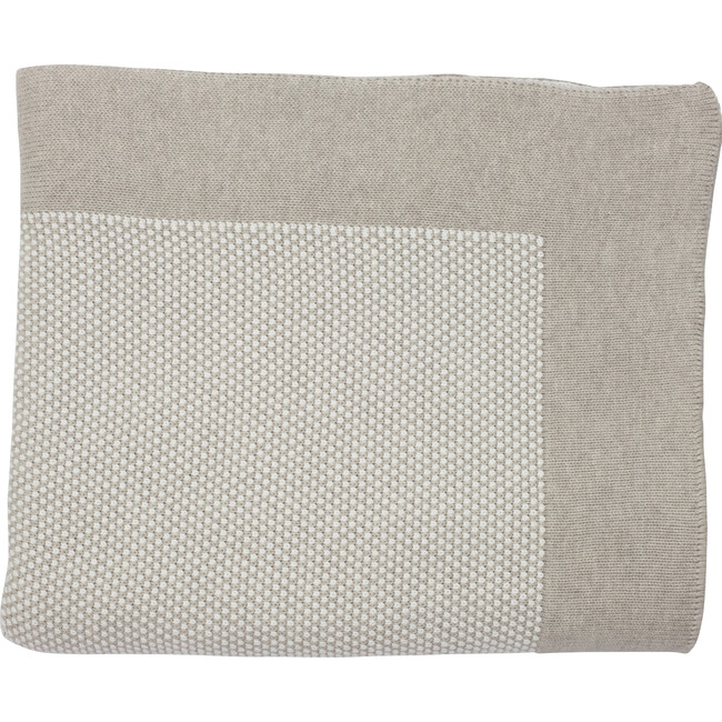 Eka Stipple Throw Blanket, Beige