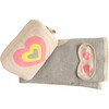 Crazy Hearts Blanket Travel Set, Capri - Blankets - 1 - thumbnail